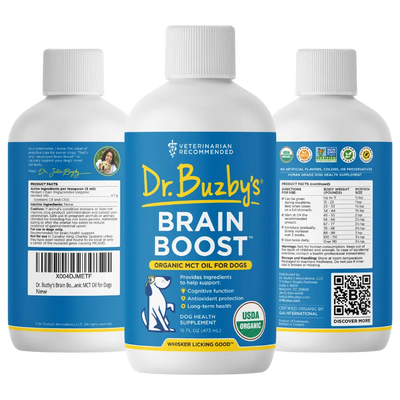 Dr. Buzby’s Brain Boost™ Organic MCT Oil for Dogs